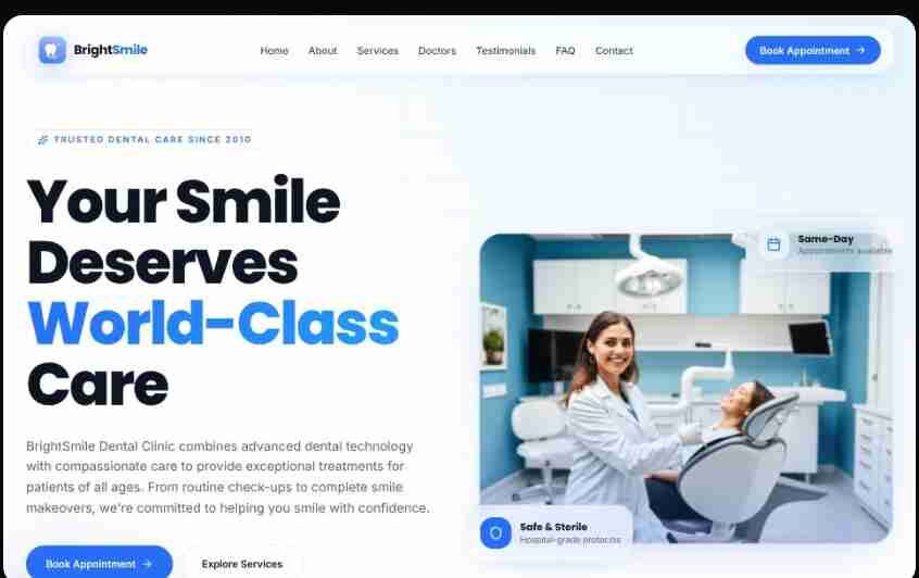 Dental Clinic Website