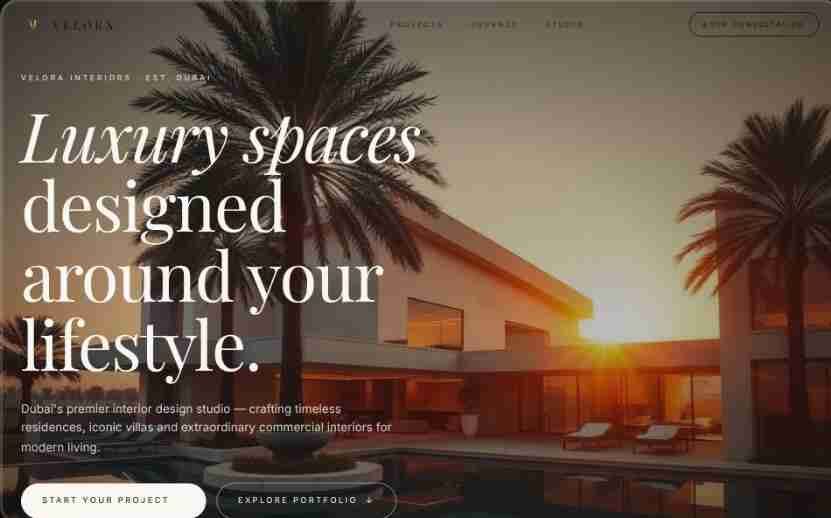 Interior Design Website